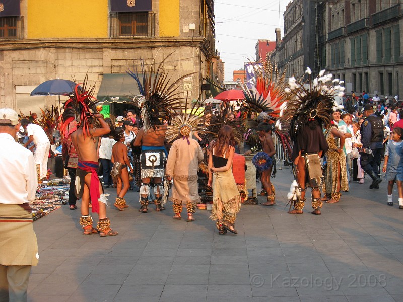 Mexico Pyramids - Mexico City 2009 1415.jpg - A trip to the Teotihuacan area of Mexico to visit the pyramids. A vast complex and a great climb to the top. This was followed by lunch in a cave, then a visit to the historical center of Mexico City. March 2009.
